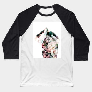 TATTOO MAN FLOWERS Baseball T-Shirt